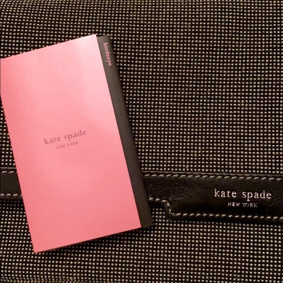 RARE KATE SPADE VINTAGE SIGNATURE BIRDSEYE FABRIC SHOULDER BAG COLLECTORS ITEM - Picture 1 of 13